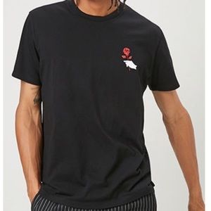 FOREVER21 Mens L Black Tee